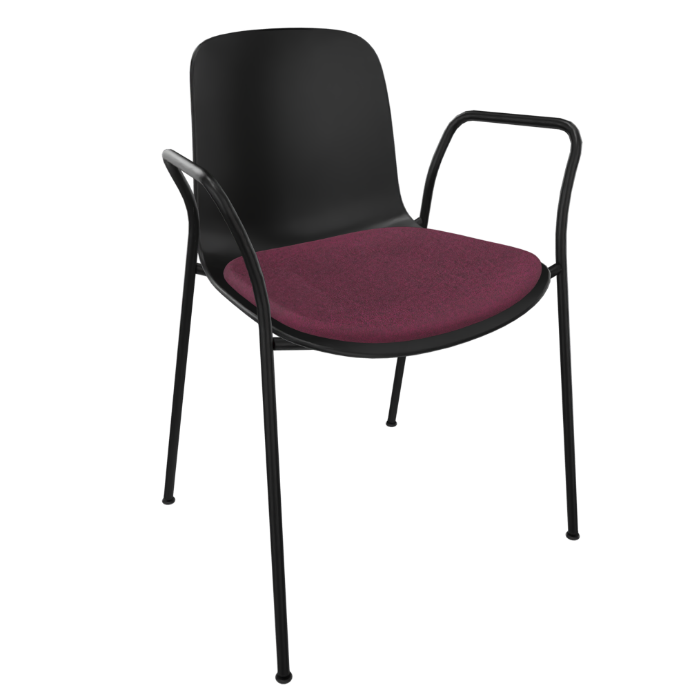 Black Fluxee Armchair