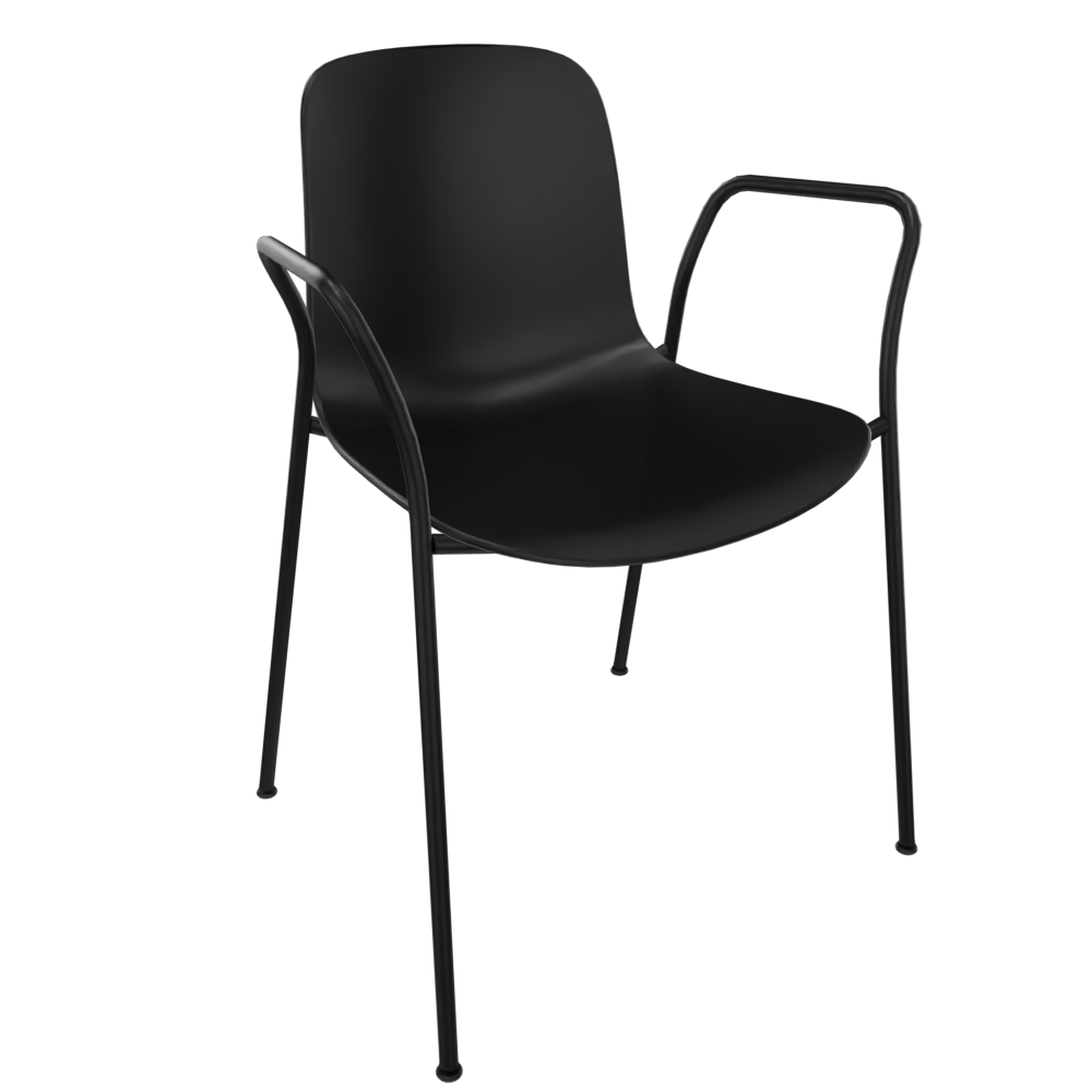 Black Fluxee Armchair