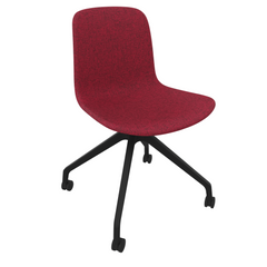 Blood Red Fluxee Upholstered Task Chair