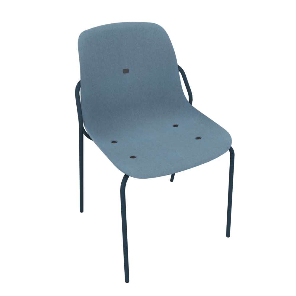 Azure Blue Veeda Fine Chair