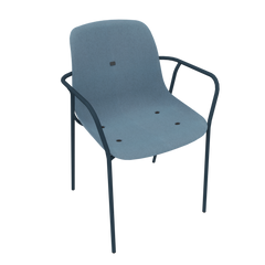 Azure Blue Veeda Fine Armchair