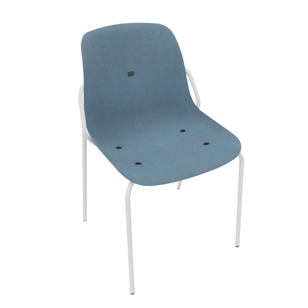 Azure Blue Veeda Fine Chair