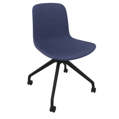 Blueberry Blue Fluxee Upholstered Task Chair