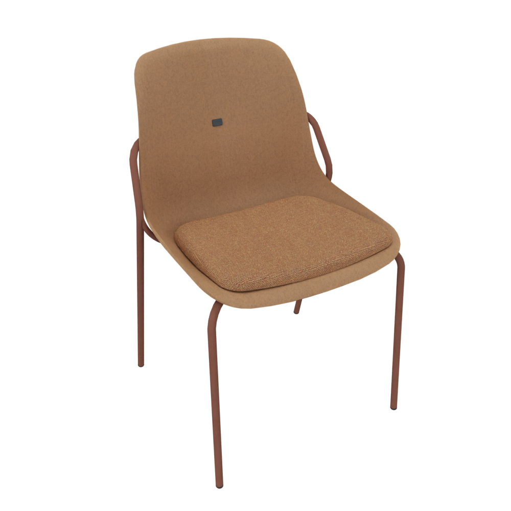 Brown Beige Veeda Fine Chair