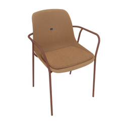 Brown Beige Veeda Fine Armchair