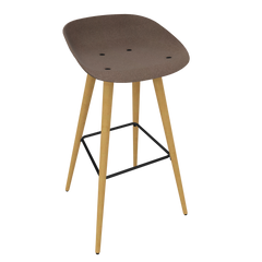 Pale Brown Veeda Wooden Stool