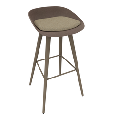 Pale Brown Veeda Wooden Stool