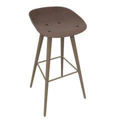 Pale Brown Veeda Wooden Stool