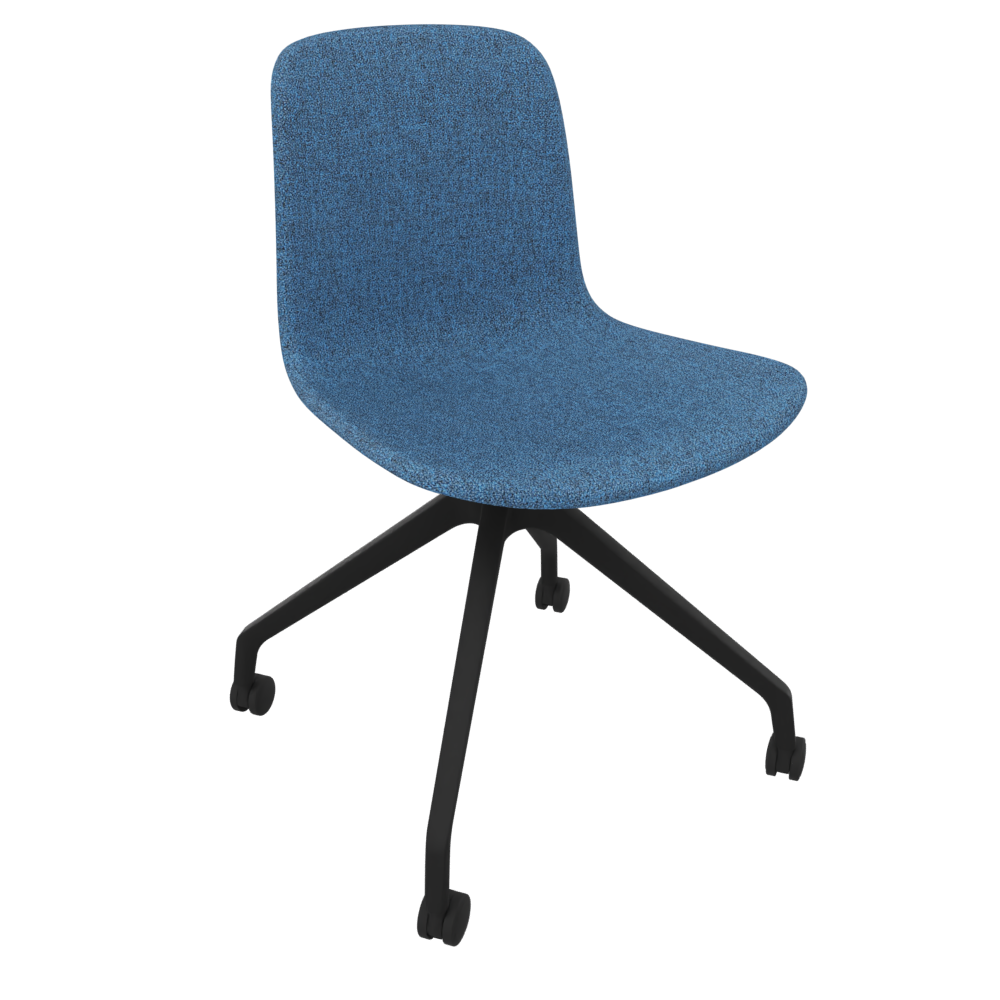 Cornflower Blue Fluxee Upholstered Task Chair