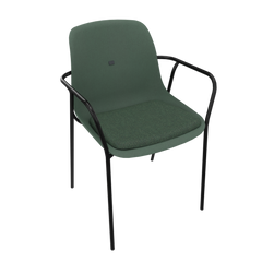 Pine Dark Green Veeda Fine Armchair