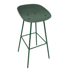 Pine Dark Green Veeda Metal Stool