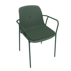 Pine Dark Green Veeda Fine Armchair