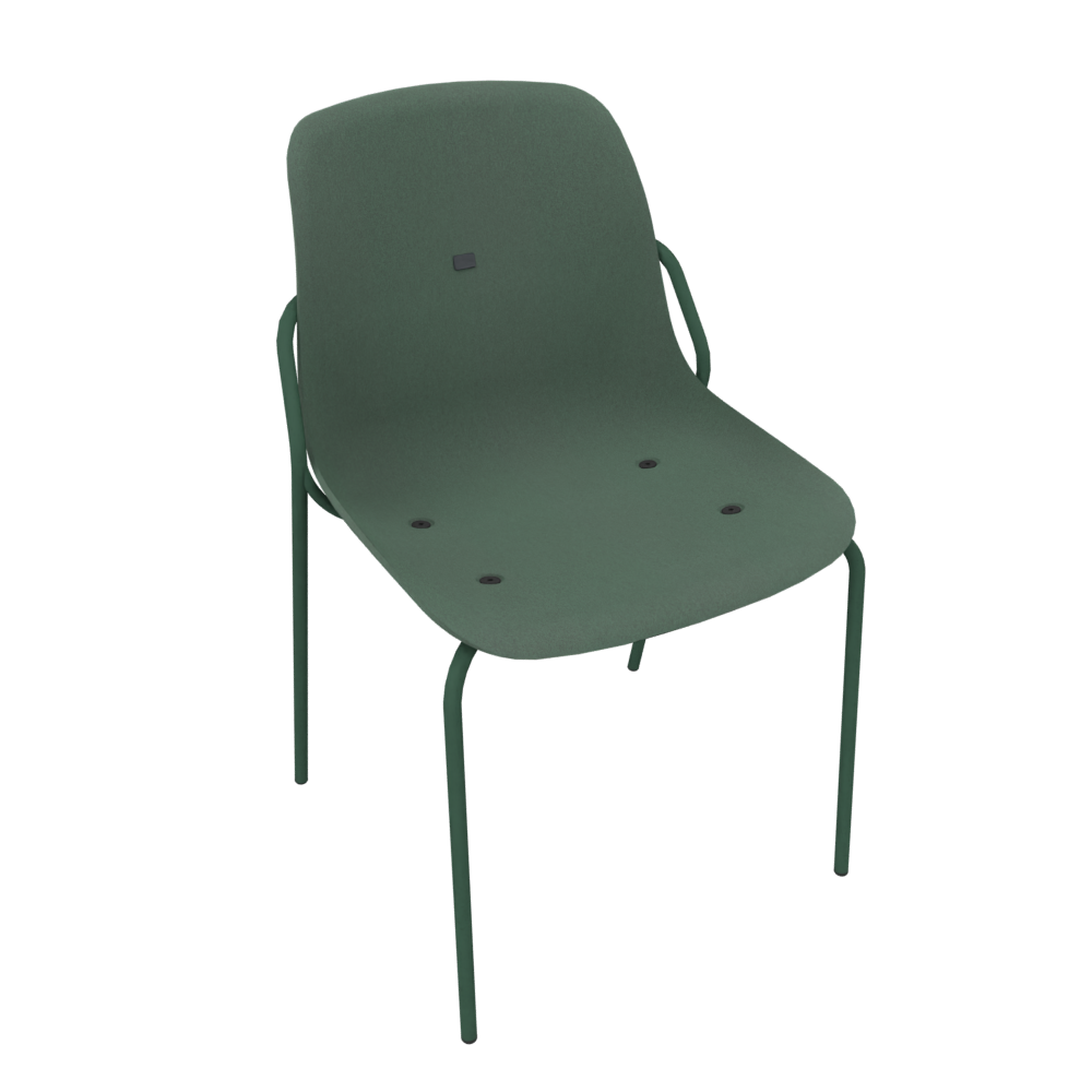 Pine Dark Green Veeda Fine Chair