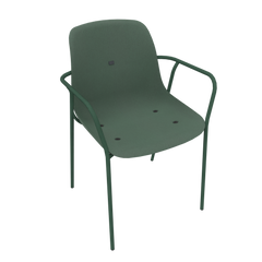 Pine Dark Green Veeda Fine Armchair