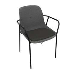 Anthracite Grey Veeda Fine Armchair