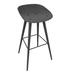 Anthracite Grey Veeda Wooden Stool