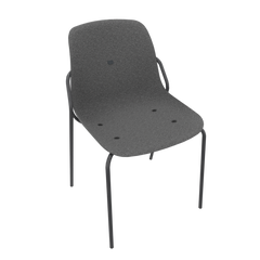 Anthracite Grey Veeda Fine Chair