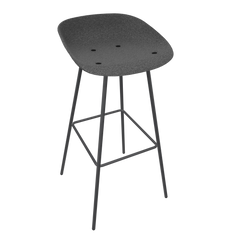 Anthracite Grey Veeda Metal Stool