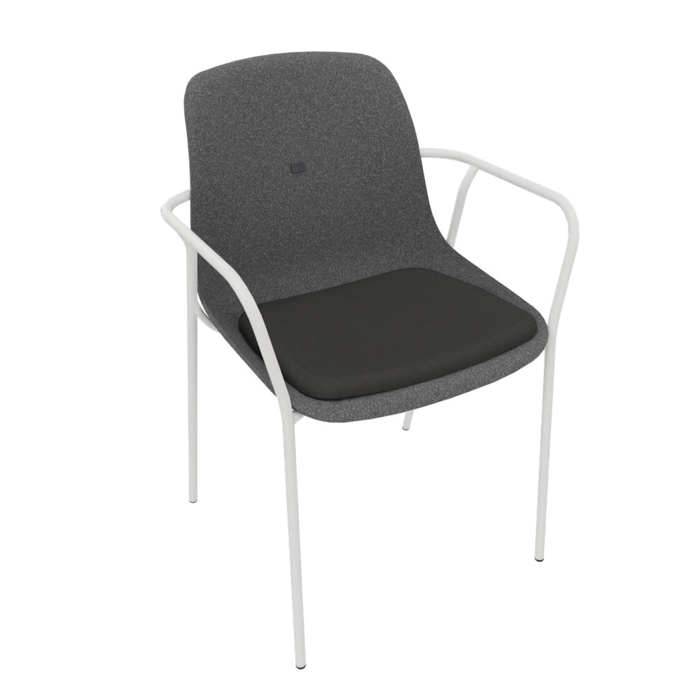 Anthracite Grey Veeda Fine Armchair