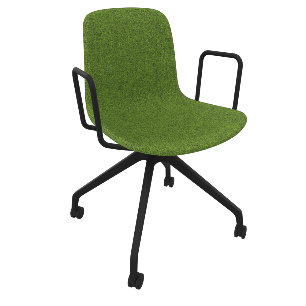 Forest Green Fluxee Upholstered Task Armchair