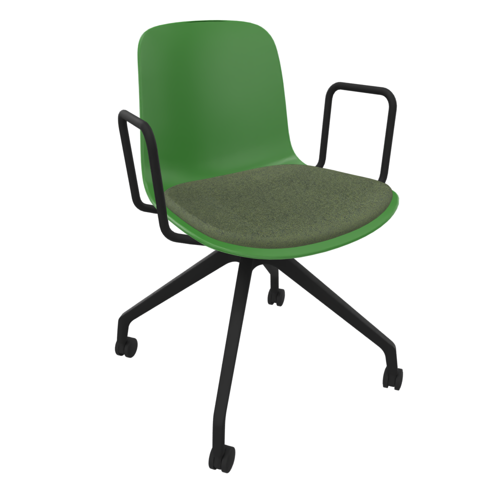 Green Fluxee Task Armchair