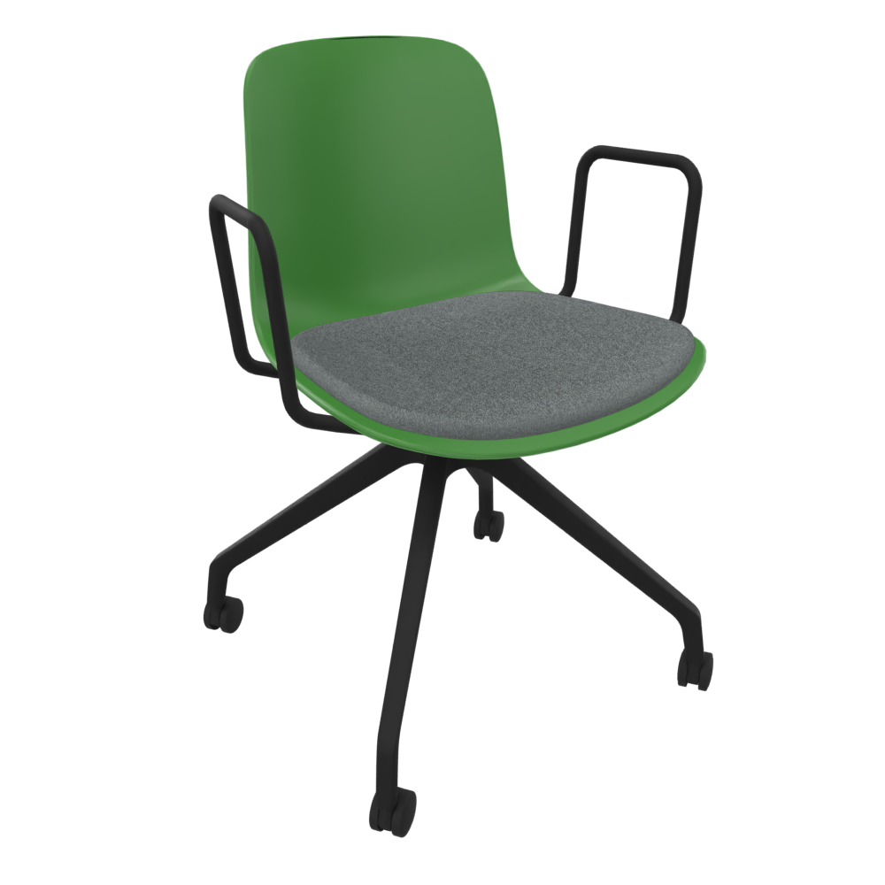 Green Fluxee Task Armchair