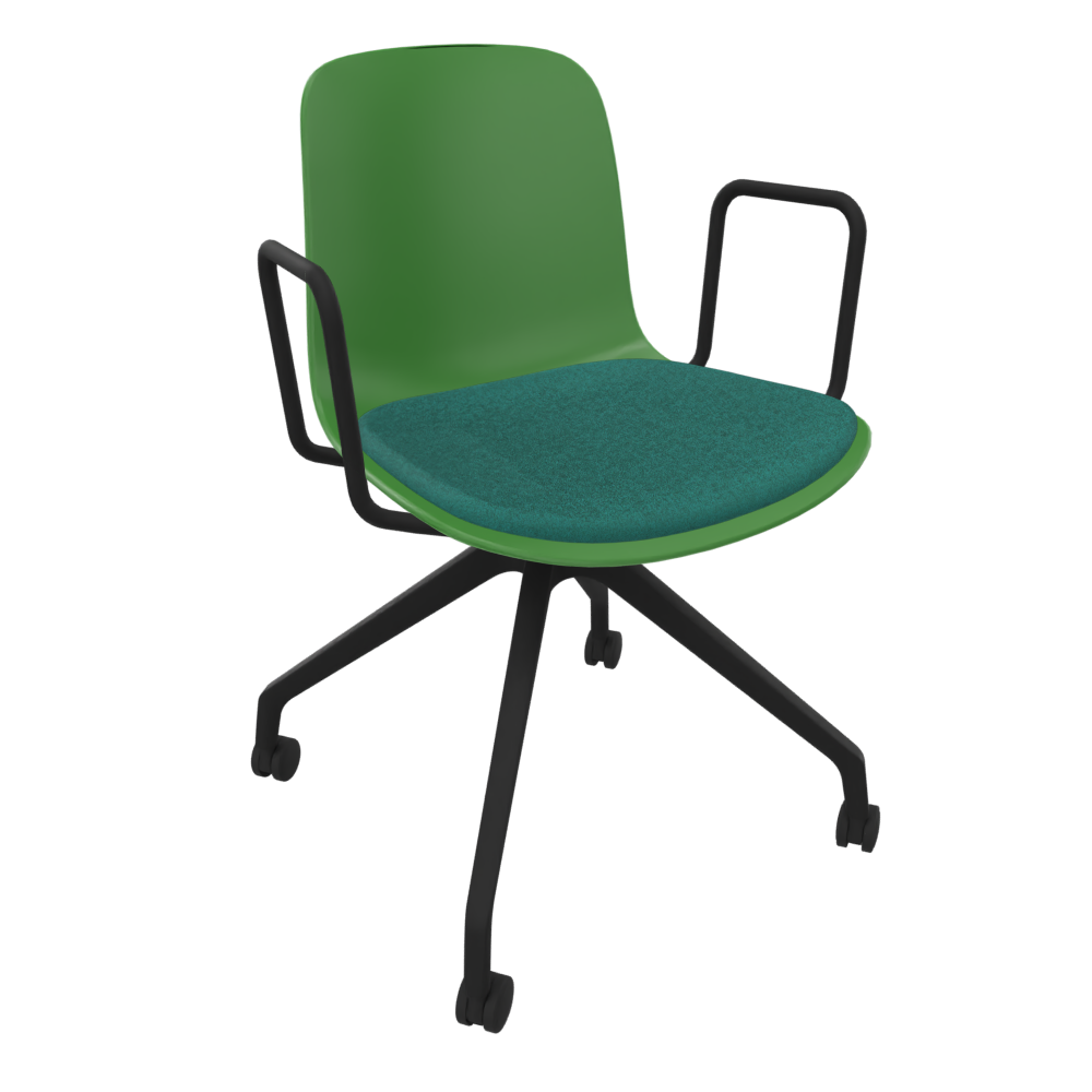 Green Fluxee Task Armchair