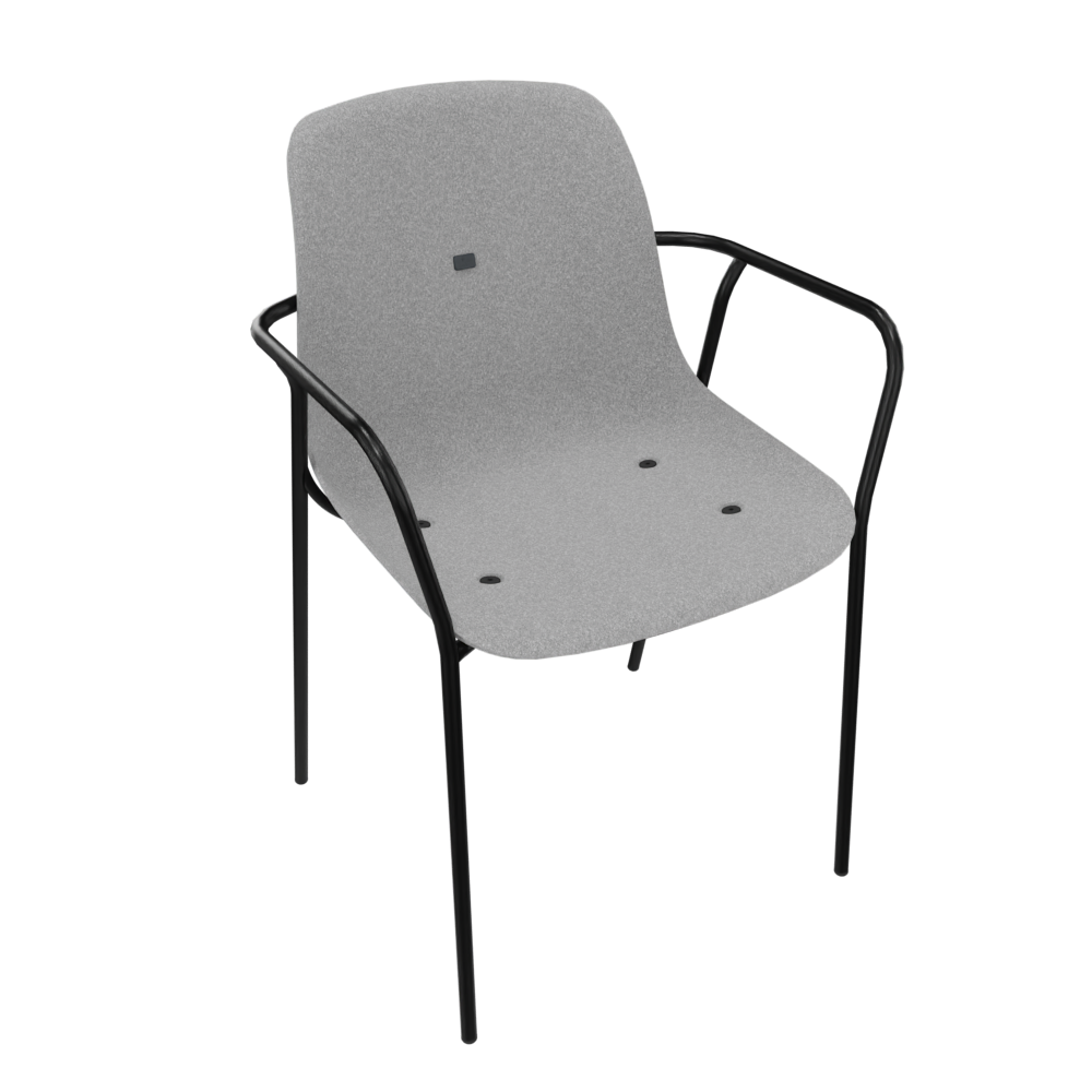 Light Grey Veeda Fine Armchair