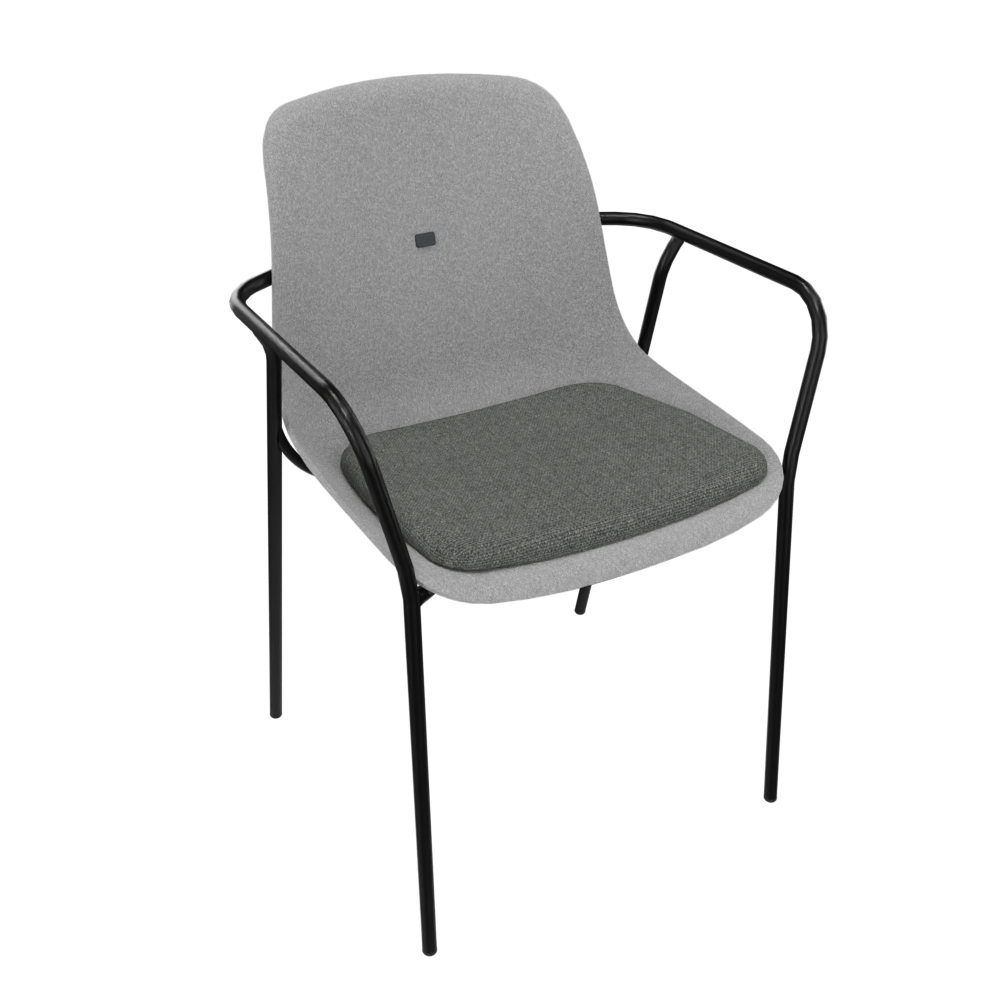 Light Grey Veeda Fine Armchair