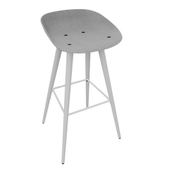 Light Grey Veeda Wooden Stool