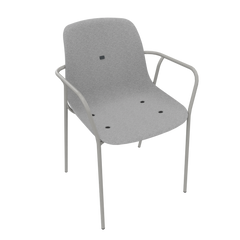 Light Grey Veeda Fine Armchair