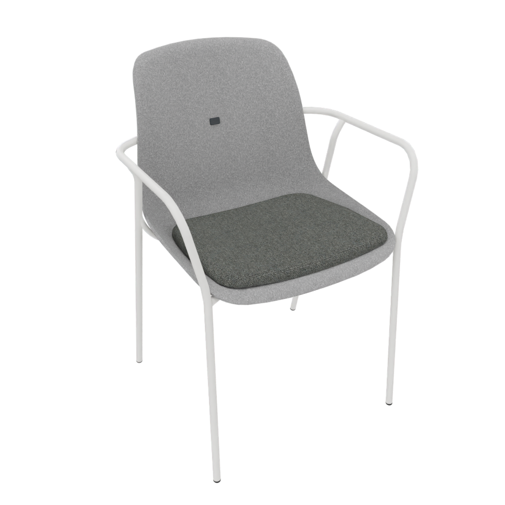 Light Grey Veeda Fine Armchair