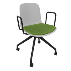 Light Grey Fluxee Task Armchair