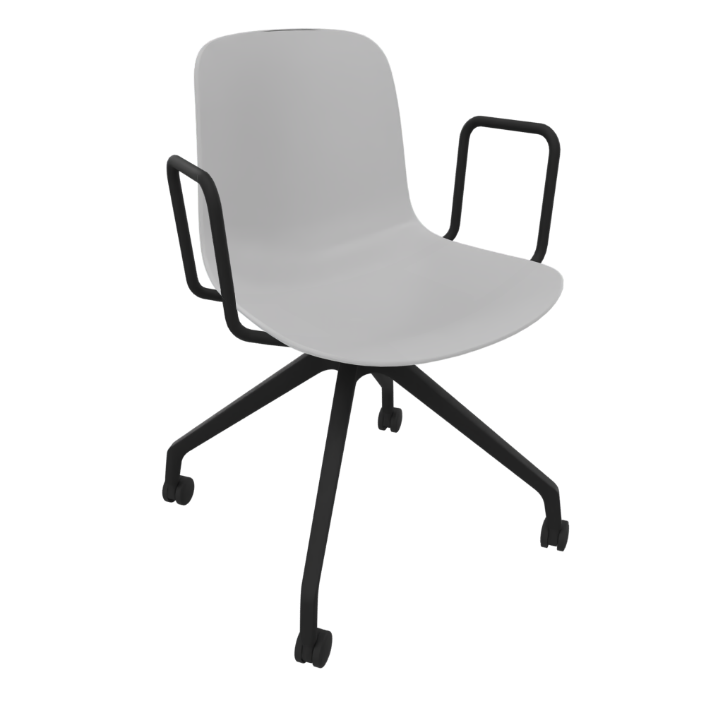 Light Grey Fluxee Task Armchair