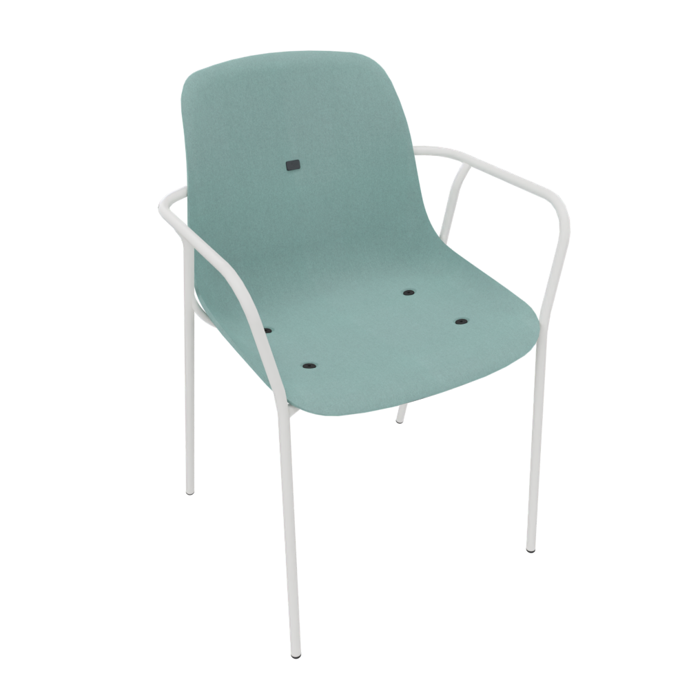 Pastel Turquoise Veeda Fine Armchair