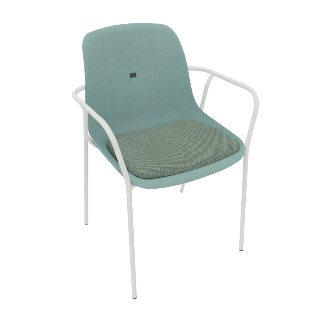 Pastel Turquoise Veeda Fine Armchair