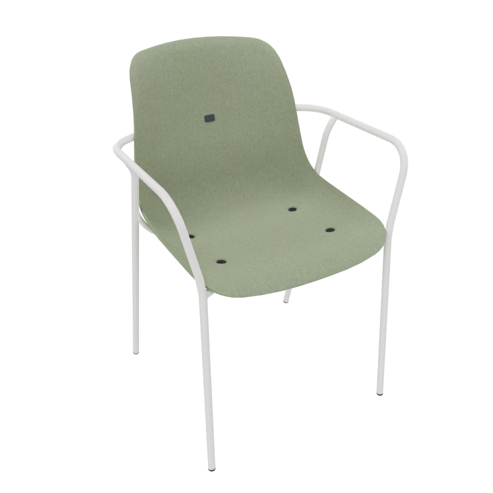 Pale Light Green Veeda Fine Armchair