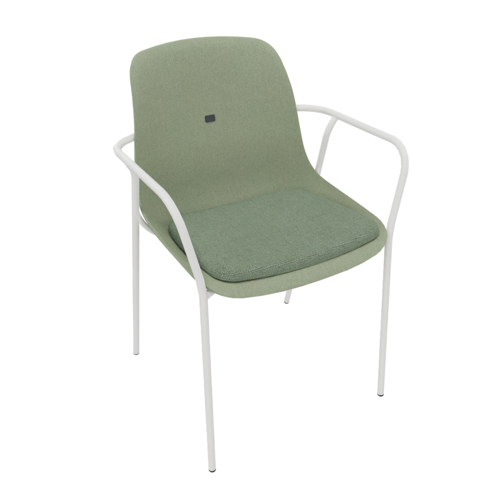 Pale Light Green Veeda Fine Armchair