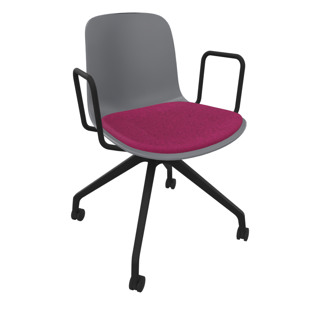 Mid Grey Fluxee Task Armchair