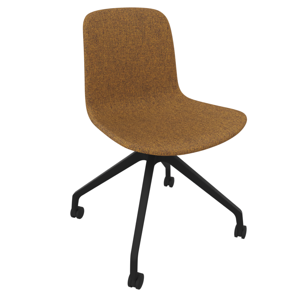 Mustard Yellow Fluxee Upholstered Task Chair