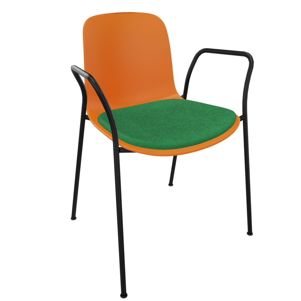 Orange Fluxee Armchair