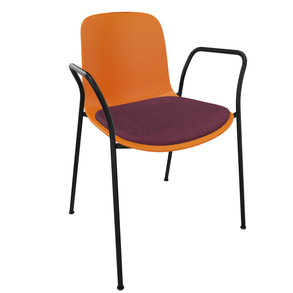 Orange Fluxee Armchair