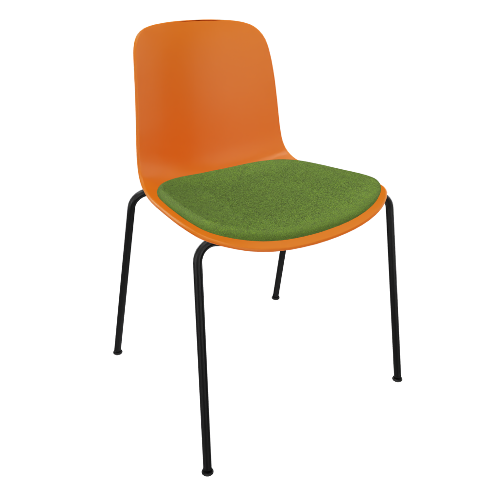 Orange Fluxee Chair