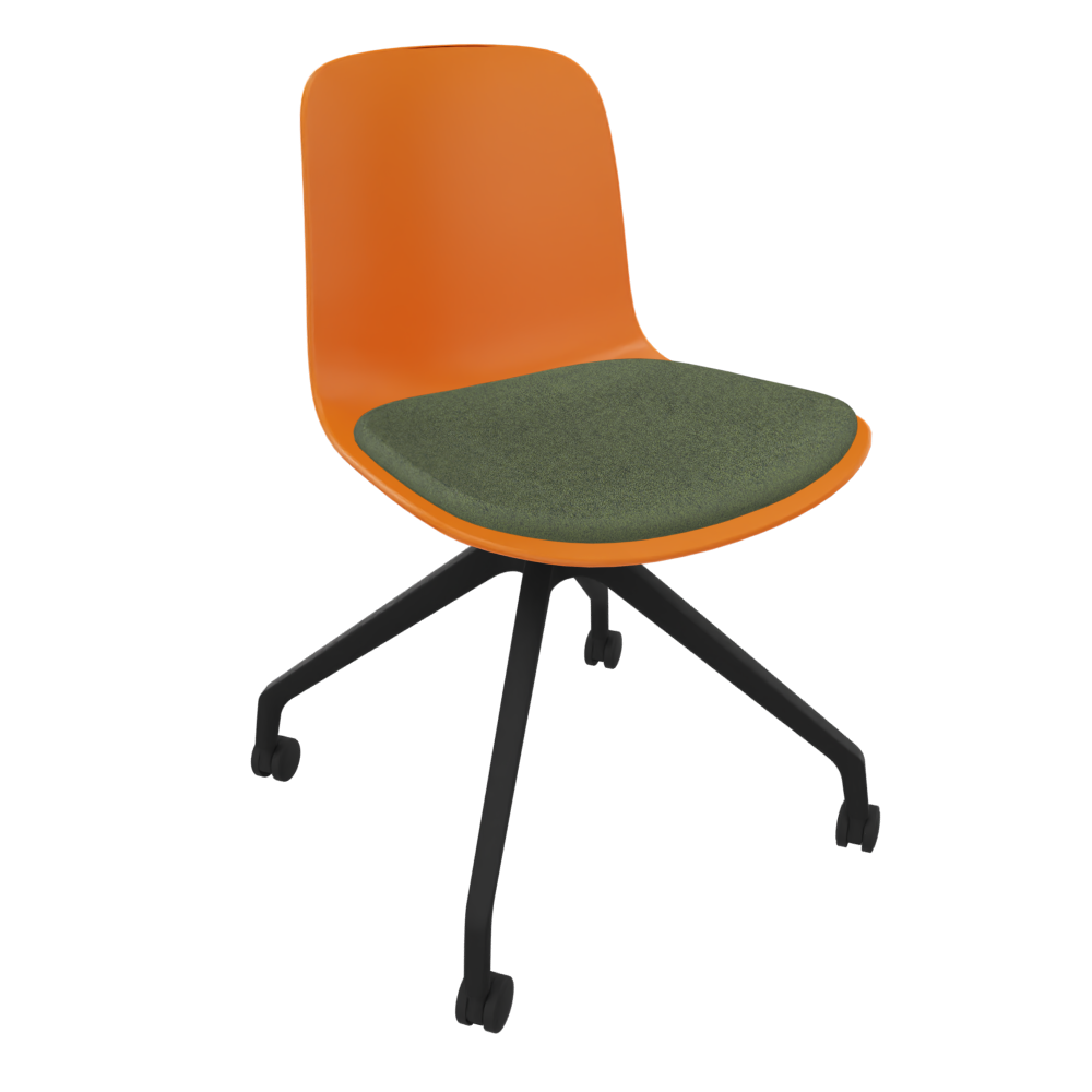 Orange Fluxee Task Chair