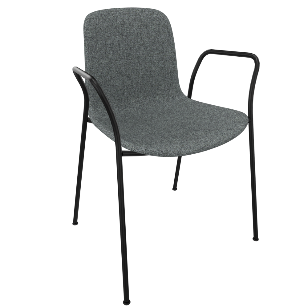 Positive Cool Grey Fluxee Upholstered Armchair