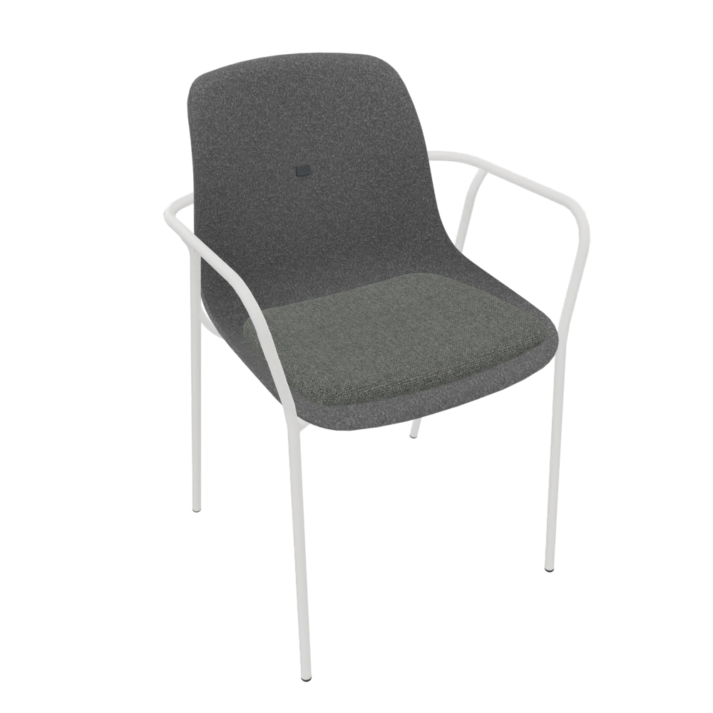 Anthracite Grey Veeda Fine Armchair