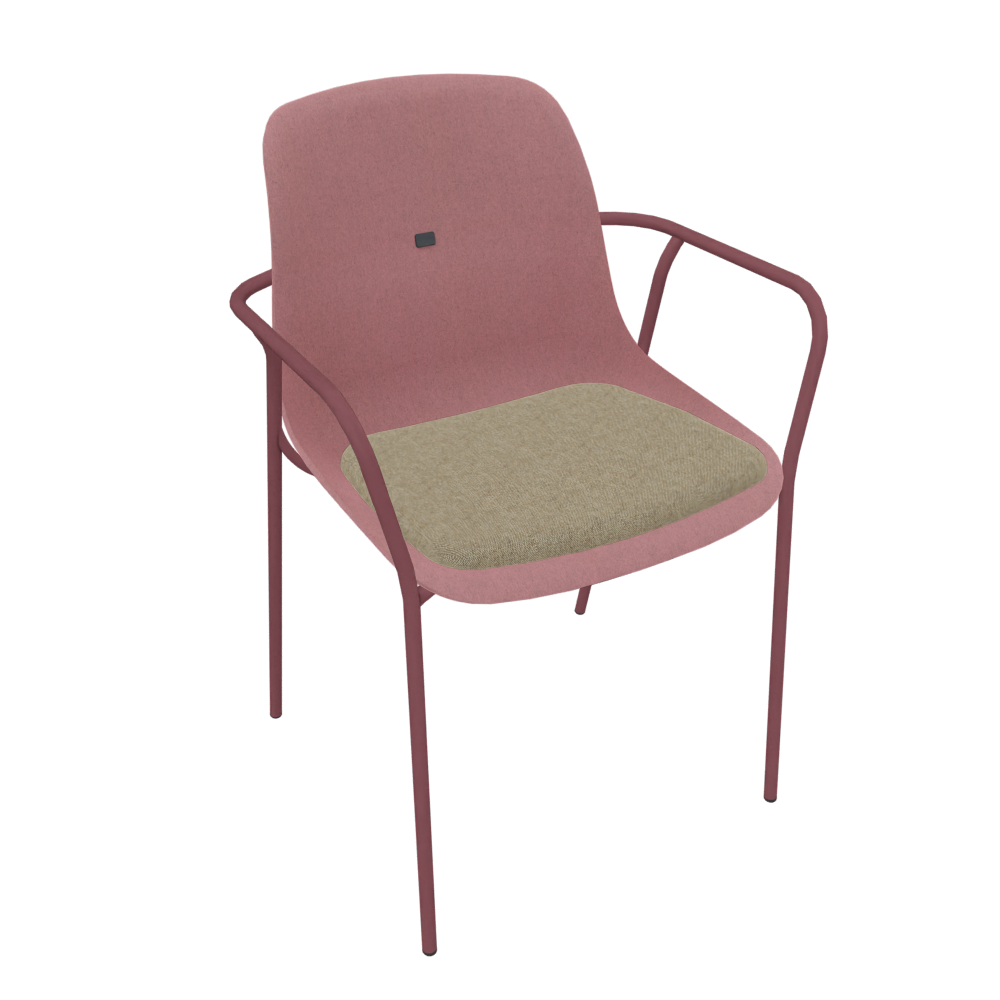 Antique Pink Veeda Fine Armchair