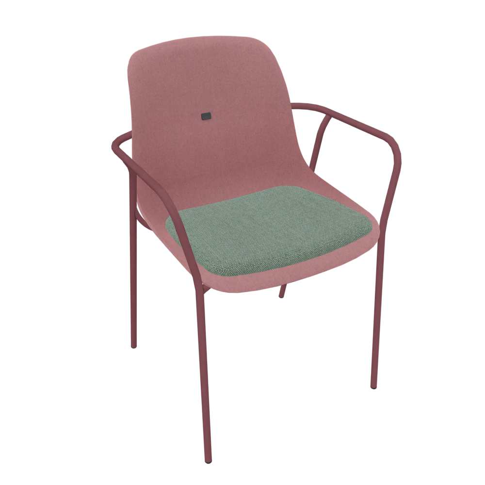 Antique Pink Veeda Fine Armchair