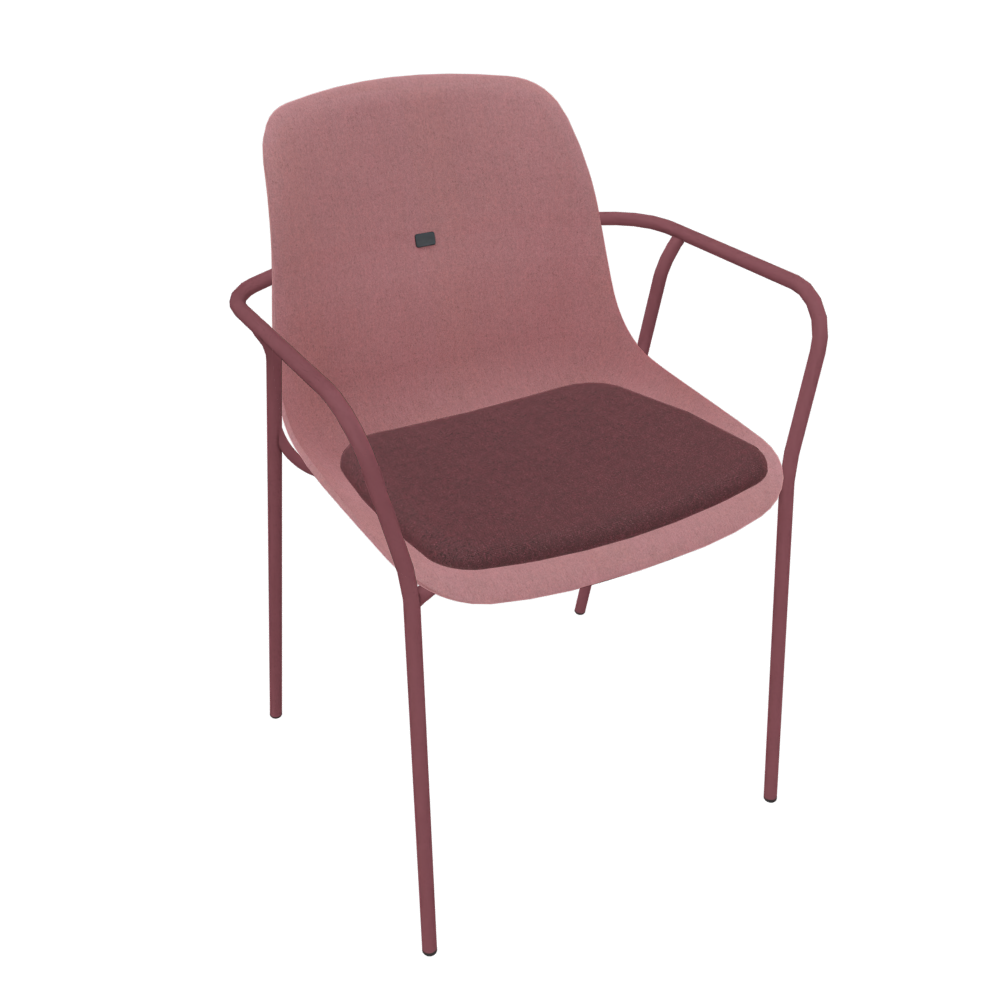 Antique Pink Veeda Fine Armchair