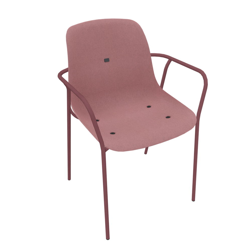 Antique Pink Veeda Fine Armchair